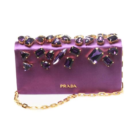 prada crystal clutch